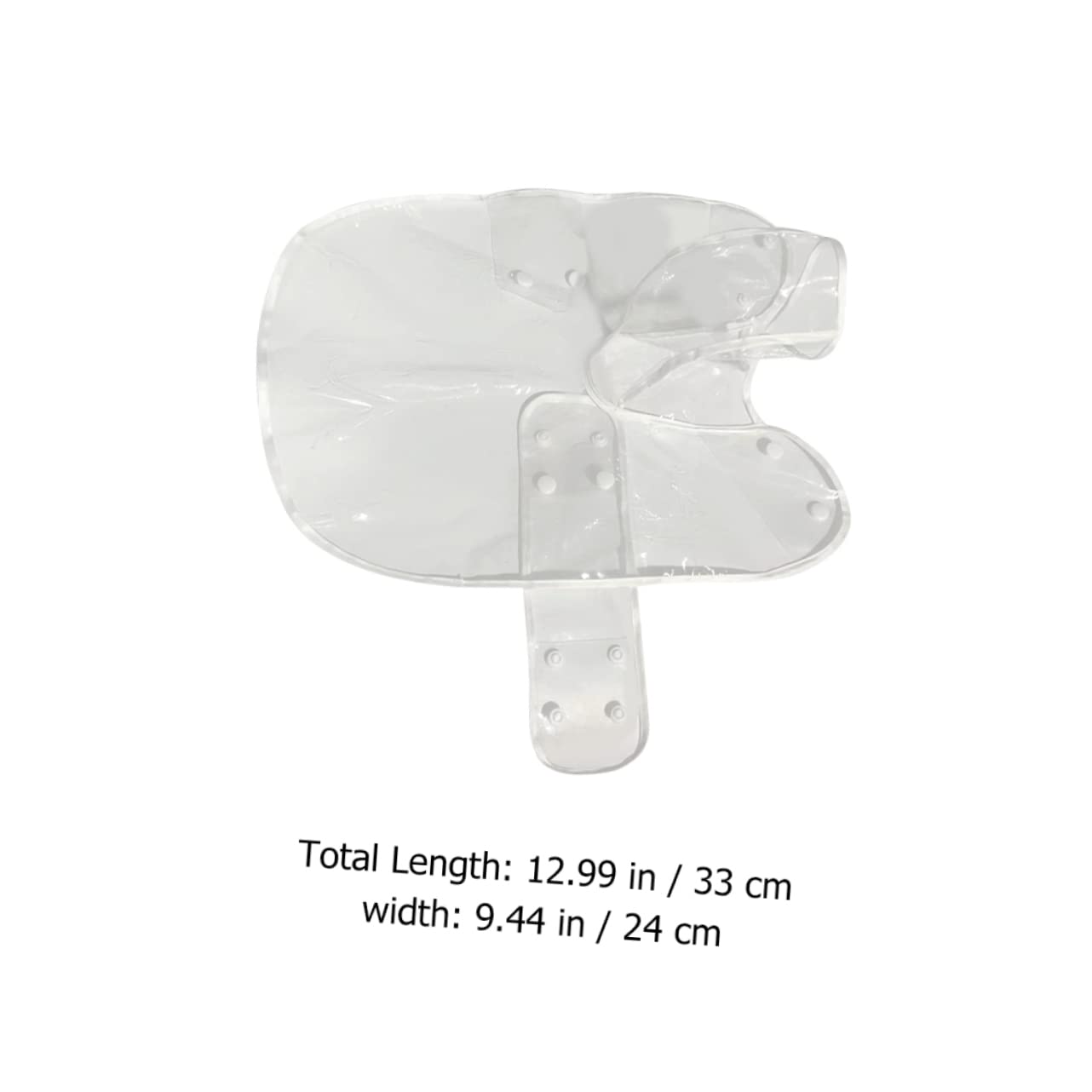 Milisten Portable Transparent Hooded Raincoat for Dogs and Wear Resistant Dog Rain Jacket Lightweight Rain Apparel for Pets Rainy Days Easy to Wear and Stylish Design