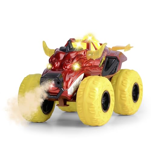 Dickie Toys - Flaming Fire Monster Auto (25 cm) - großer Monstertruck ab 3...