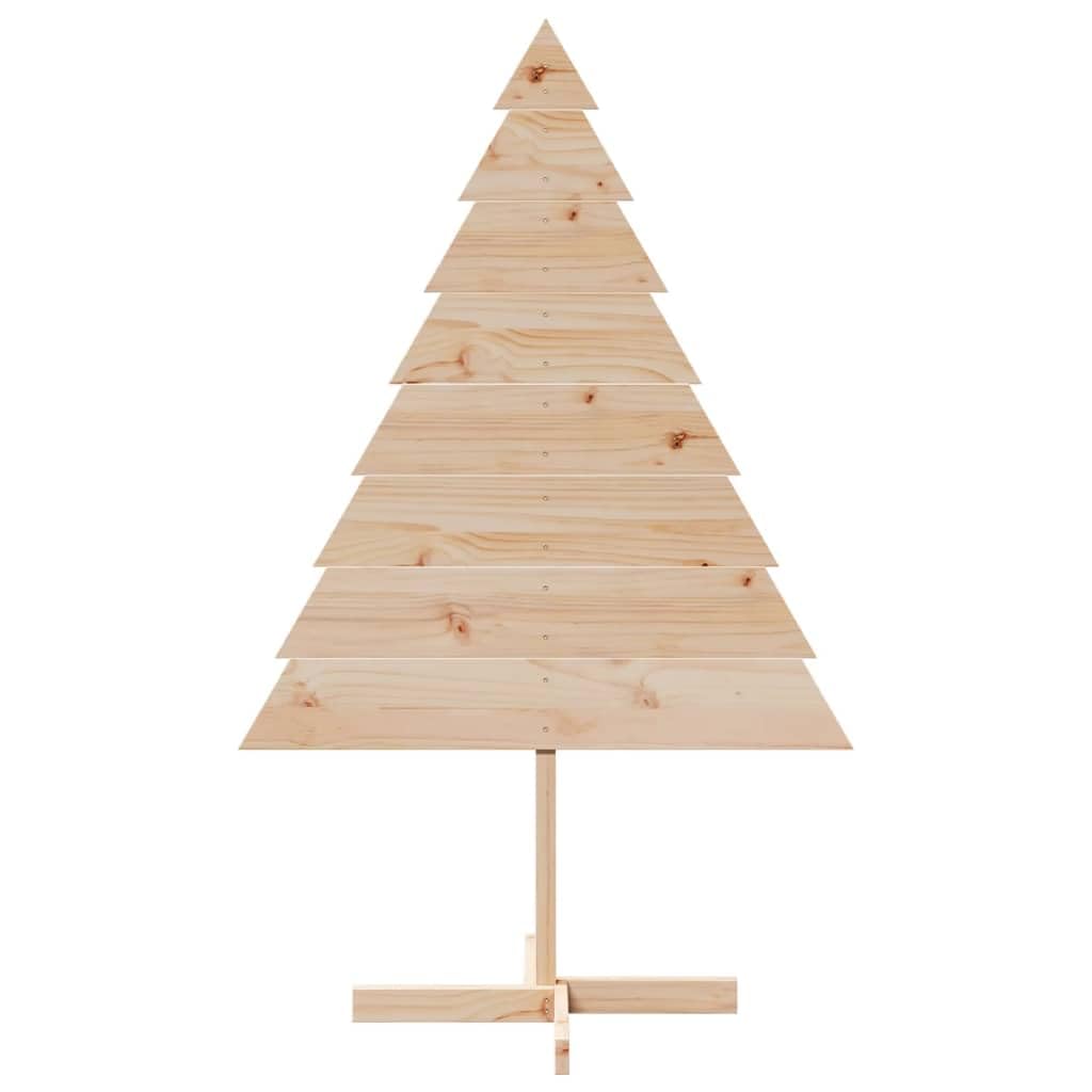 vidaXL Árbol de Navidad de Adorno Madera Maciza 150 cm