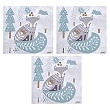 3 calcomanías de pared de copo de nieve de bosque, calcomanías de pared de PVC para dormitorio, ventana, decoración de vidrio, calcomanías de pared y ventana para ambiente interior