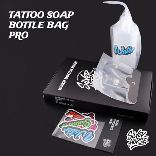 Siverhorse 350pcs Black Bottle Bags