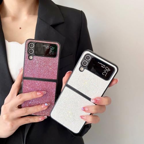 Étui violet pour Z Flip 5 éblouissant et flexible en TPU - 2