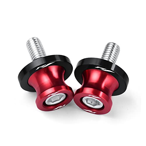 Bobines bras oscillant M6 support arriere rouge moto Yamaha YZF R1