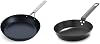 Merten & Storck Pre-Seasoned Carbon Steel Pro Induction 12 Frying Pan Skillet, Oven Safe, Stainless Steel Handle, Black and Pre-Seasoned Carbon Steel Induction 8 Frying Pan Skillet, Oven Safe, Black