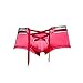Sandbank Men's Sexy Lingerie Cotton Tie Rope Cute Boxer Brief Underwear Panties (US L, Red #1)