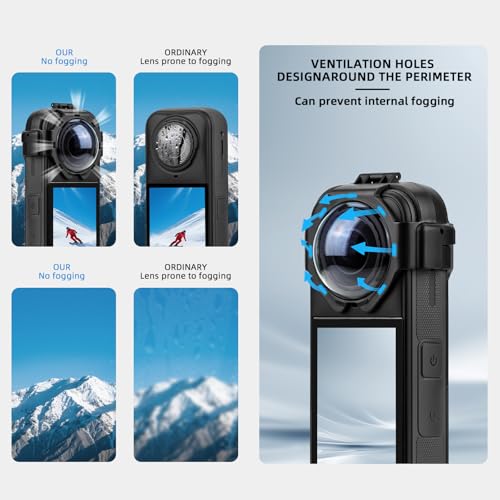 Protector de lente X5 para Insta360 X5, cubierta protectora de vidrio templado resistente al agua y a los arañazos para Insta360 X5 miniatura 5