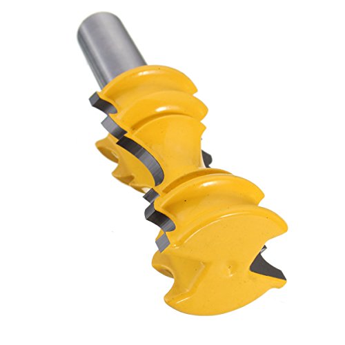 Fresa per smussare, fresa per legno Punta for fresa for modellatura del legno con gambo in carburo da 1/2 pollice