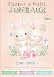 Carnet de suivi Jumeaux: Cahier tout en un à compléter : journal de bord quotidien 1er âge + suivi de santé – Édition spéciale JUMEAUX – Cadeau idéal ... BONUS (O\'Clair de lune - 1er age - JUMEAUX)