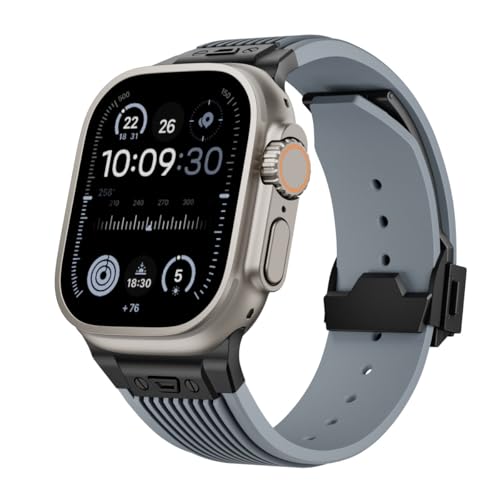 Bracelet caoutchouc pour Apple Watch Ultra 2 et série 10 SE