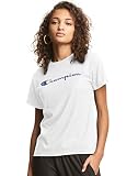 Champion Women's T-Shirt, Classic Cotton-Blend T-Shirt, Crewneck Tee, Jersey T-Shirt