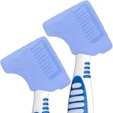 Anbbas Silicone Denture Brush Cover Fit Most Denture Toothbrushes(Pack of 2)
