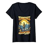 Photo Gallery donna vintage tennessee, adventure awaits. tennessee outdoors maglietta con collo a v Photo Gallery donna vintage tennessee, adventure awaits. tennessee outdoors maglietta con collo a v