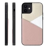 HANATORA for iPhone 12 12Pro ケース 本革 耐衝撃 スマホケース スマホ カードポケット パステルカラー シュリンクカーフレザー ギフト マグネットなし ピンク PSP-12Pro-Pink