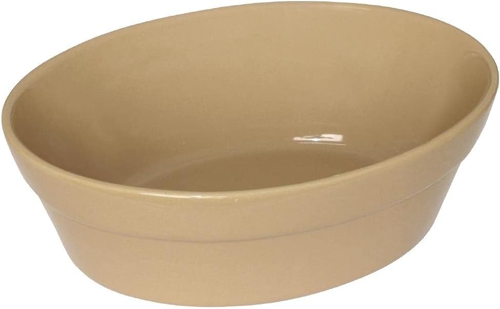 Olympia Earthenware Oval Pie Bowls 44X145X104mm Stoneware Kitchen Dish 6pc