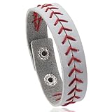 Pingyongchang Baseball Sports Ball Woven Leather Bracelets for Women Men Volleyball...