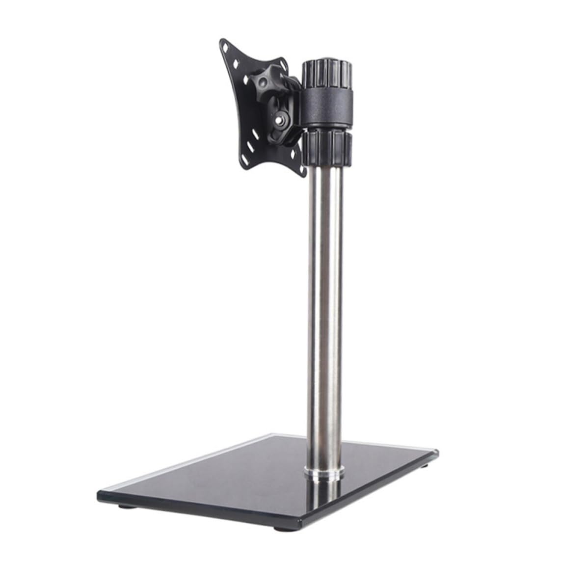 Soporte para monitor ajustable Milisten con rotación de 360 grados y altura regulable de hierro