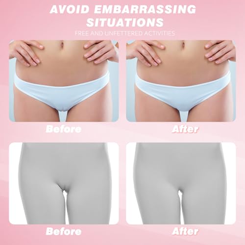 Pacote com 4 corretivos de dedo de camelo para mulheres, ocultador de dedo de camelo sem costura, in