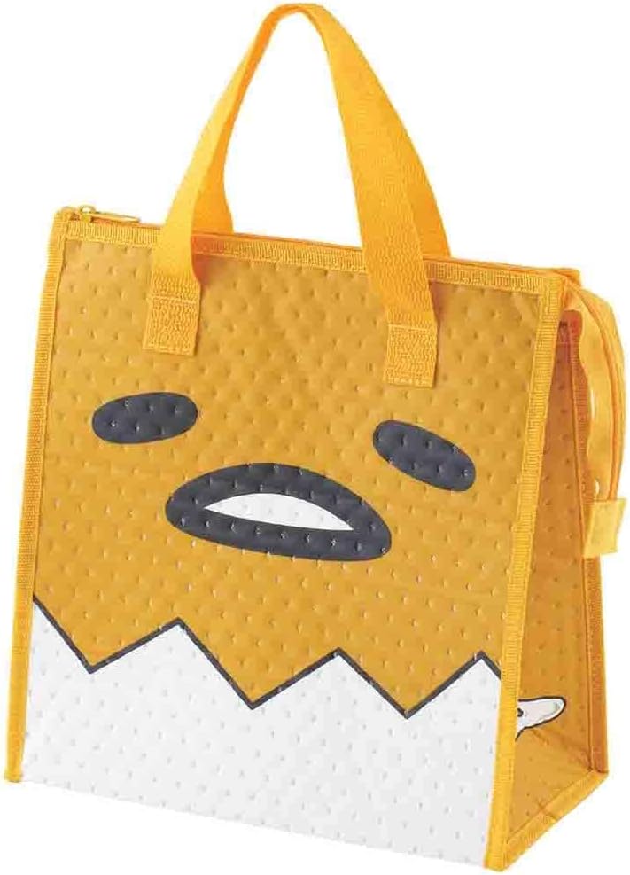 Gudetama Thermal Insulated Lunch Bag with Zip Closure - Gudetama Face