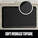 GORILLA GRIP Comfortable Cushioned Kitchen Mats for Floor, 70x24, Waterproof and Stain Resistant Soft Top, 3/4 Inch Thick Ergonomic Standing Desk Anti Fatigue Mat, Foam Supports Ankles and Feet, Black