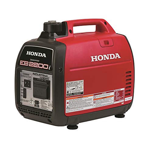 Honda 663530 EU2200i 120V 2200-Watt 0.95 Gallon Companion Portable Inverter Generator with Co-Minder