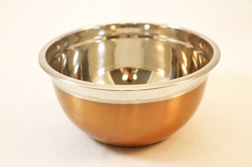 Excelsteel 720 Mixing Bowl Set, 1.5Qt+2.5Qt+3Qt+5Qt, Copper Stainless Steel thumb #3