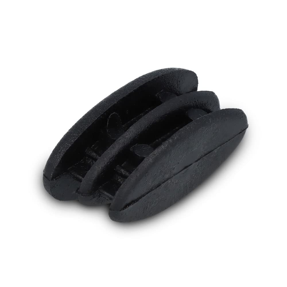 GleitGut 4 X Embouts Tube 30 X 15 Mm Bouchon Plastique Noir