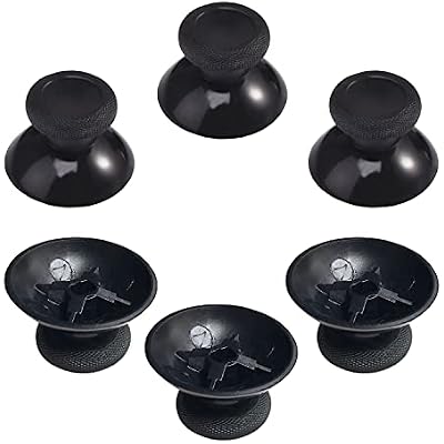 OSTENT Analog Stick Cap Replacement Repair Compatible for Microsoft Xbox One Controller - Pack of 6