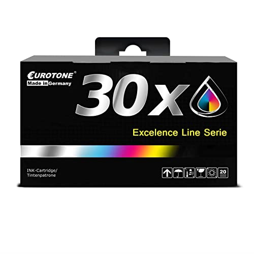Eurotone Cartuchos de tinta compatibles con Canon MG5750 MG5751 MG5752 MG5753 MG6850 MG6851 MG6852 MG6853 MG7750 MG7751 MG7752 MG7753 sustituye a PGI-570 CLI-571 CMM. YK con 25 % más potencia