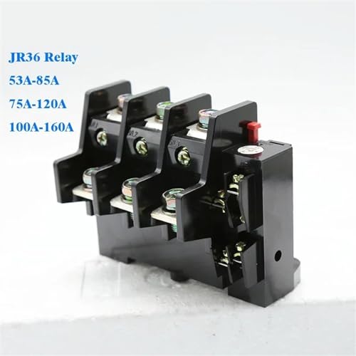 Relé protector de motor eléctrico con rango regulable de 100A a 160A modelo JR36-160 2