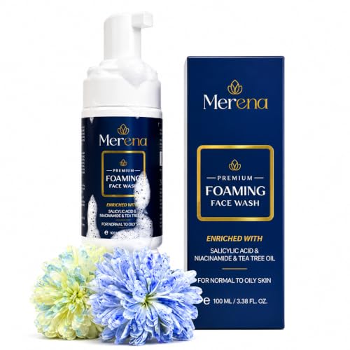 Image of Premium Foaming Face Wash | Salicylic Acid Niacinamide Tea Tree Oil Face Cleanser for Oily & Acne Prone Skin | Soap & Sulphate Free Daily Face Wash | Deep Pore Cleansing | 100 ml