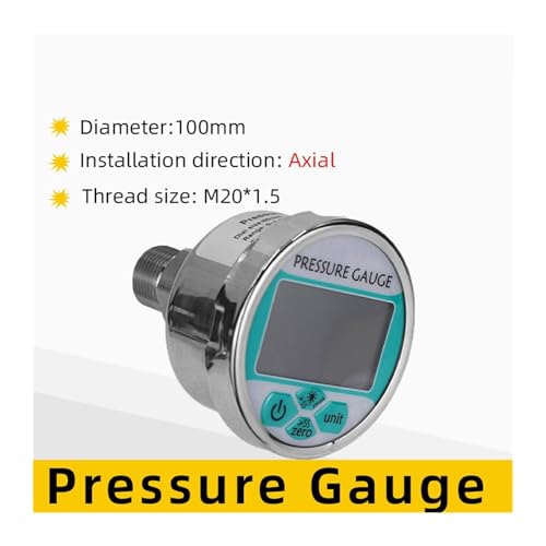 Manomètre numérique 0-400Kpa avec affichage LCD haute précision