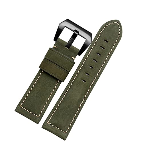 Bracelet de montre cuir véritable Panerai PAM111 441 vintage 20mm 24mm 26mm agate