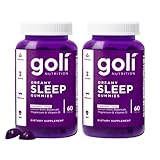 Goli Dreamy Sleep Gummy - 120 Count - Melatonin, Vitamin D, Magnesium, and Lemon Balm Extract - Gelatin-Free, Gluten-Free, Vegan & Non-GMO