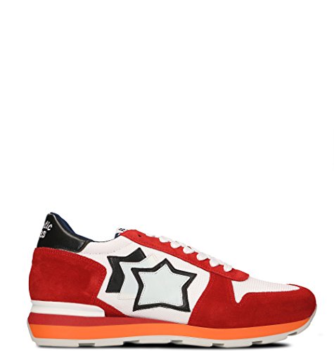 Atlantic Stars Hombre Siriusrb85b Rojo Cuero Zapatillas