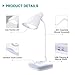 Lámpara Escritorio LED, OMERIL Luz Lectura Recargable USB con Control Táctil, Luz...