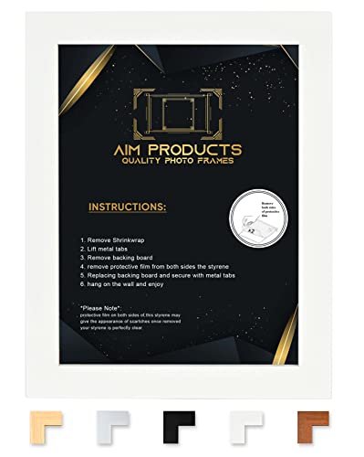 50cm x 70cm Poster frame Picture frame Black/White/Oak Photo Frame 50cm x 70cm Wall frame (WHITE, 70 x 50 cm)