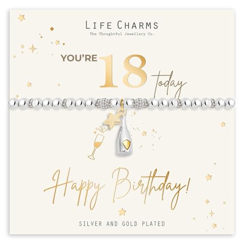 Bracelet joyeux 18e anniversaire souvenir inoubliable de sa majorité