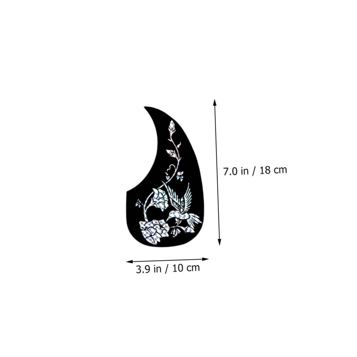 BESPORTBLE 10pcs Acoustic Guitar Pickguards Scratch Plate Replacement for Folk and Electric Guitars Lightweight Minimalist Design Easy Installation present for Music Lovers