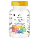 Bêta carotène 15mg - 100 softgels pour 100 jours, caroténoïde, provitamine A | Warnke Vitalstoffe - Qualité des pharmacies allemandes