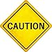 Caution Novelty Metal Crossing Sign CX-573