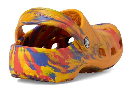 Image of Crocs Unisex-Child Classic Watercolor Marbled Clog
