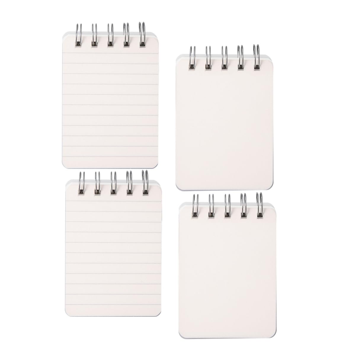 NUOBESTY 5 Ensembles Mini Cahier Travelers Notebook Cahier De Note Notepad Cahier Numérique Ventilateurs Portables Petit Mini Bloc-notes Accessoires D'écriture Papier Blanche 4 Pièces * 5