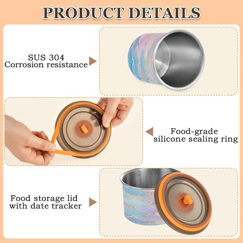 Envase hermético Blueangle de acero inoxidable 900 ml miniatura 4