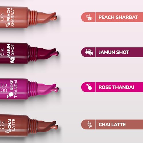 Image of Mila Beaute Peptide Lip Gloss Balm I With SPF & Hyaluronic Acid I Plump & Fuller Lips I Hydrating & Shiny Lip Balm Non Sticky I Highly Pigmented I Soft & Nourished Lips - Peach Sharbat
