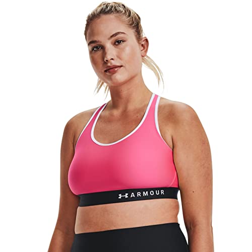 Image of Under Armour Women's Armour Mid Heathered Sports Bra