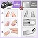 SUPWEE 3d Sculpting Gel for Nail Art Non Stick Hand Hard Gel for Nails Clear White and Pearl White Solid Builder Gels for Nails for Extension Carving Sculpting Beauty Charms for Beignner and Salon DIY
