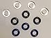 Candy and Me 10 Pcs Male Waterproof Silicone Cockrings Penis Ring Cock-ring Delay Control Sex Toys For Men