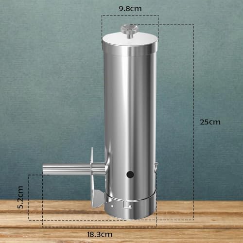 Miniatura 5 de Generador De Humo Frío De Acero Inoxidable, Portátil Con Tapa Y Bomba, Ahumador En Frio Generador De Humo Frío Cocina Ahumador De Acero Inoxidable, Para Barbacoa Ahumar Carne, Pescado