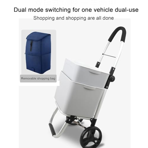 Carro de mano plegable con ruedas y bolsa extraíble miniatura 7