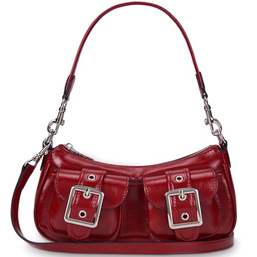 Image of Shoulder Bag for Women Y2k Purse Leather Hobo Tote Handbag Trendy Going Out Purse Crossbody Everyday Purse